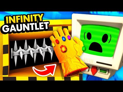 Destroying The INFINITY GAUNTLET With HUGE SHREDDER (Job Simulator VR Funny Gameplay)