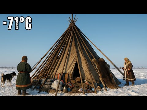 I Survived Siberian Arctic Winter in the WARMEST TENT on Earth