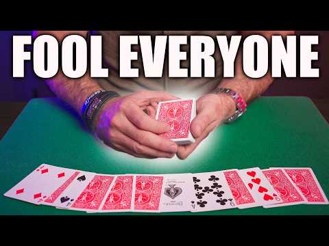 NO SET UP Self-Working Card Trick that FOOLS Everyone (ONLY 12 CARDS!)
