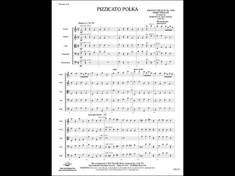 Pizzicato Polka arranged by Robert D. McCashin Orchestra - Score and Sound