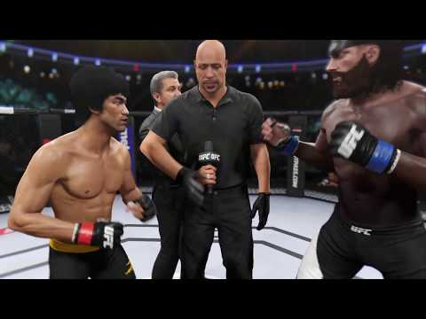 Bruce Lee vs. Solid Snake (EA Sports UFC 2) - CPU vs. CPU