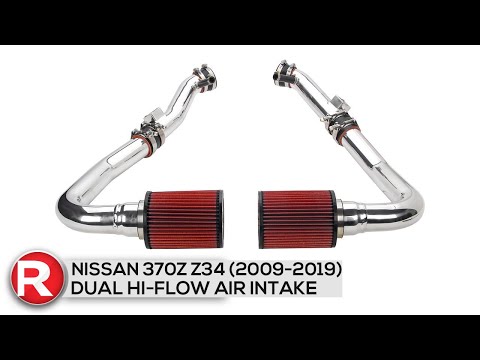 STILLEN Dual Hi-Flow Air Intake Nissan 370Z (09-19) CARB/Smog Legal - Gen 3 w/ Oiled or Dry Filter