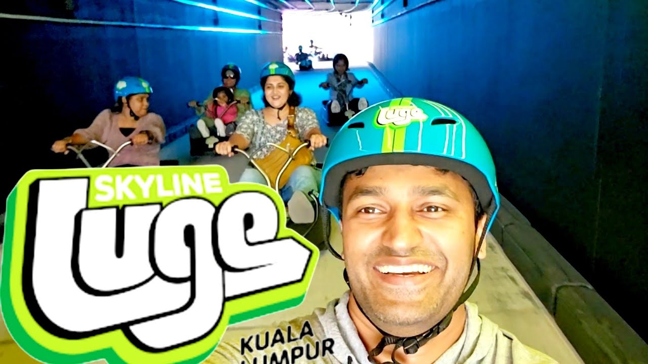 Immerse into thrill as a family takes on the adventurous Skyline Luge in Kuala Lumpur.