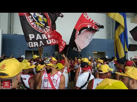 Esquenta da bateria 51 da Fla Manguaça antes do jogo contra o Santos