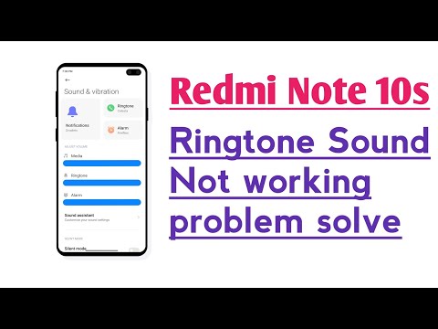 Redmi Note 10s Ringtone Sound Not working problem fix