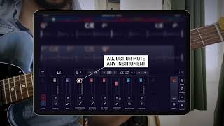 Multitrack console : Mute, Solo & Control any Instruments on Jamzone