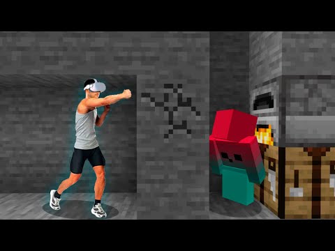 Minecraft Pro VS Hunter in Real Life (FIRST TIME)