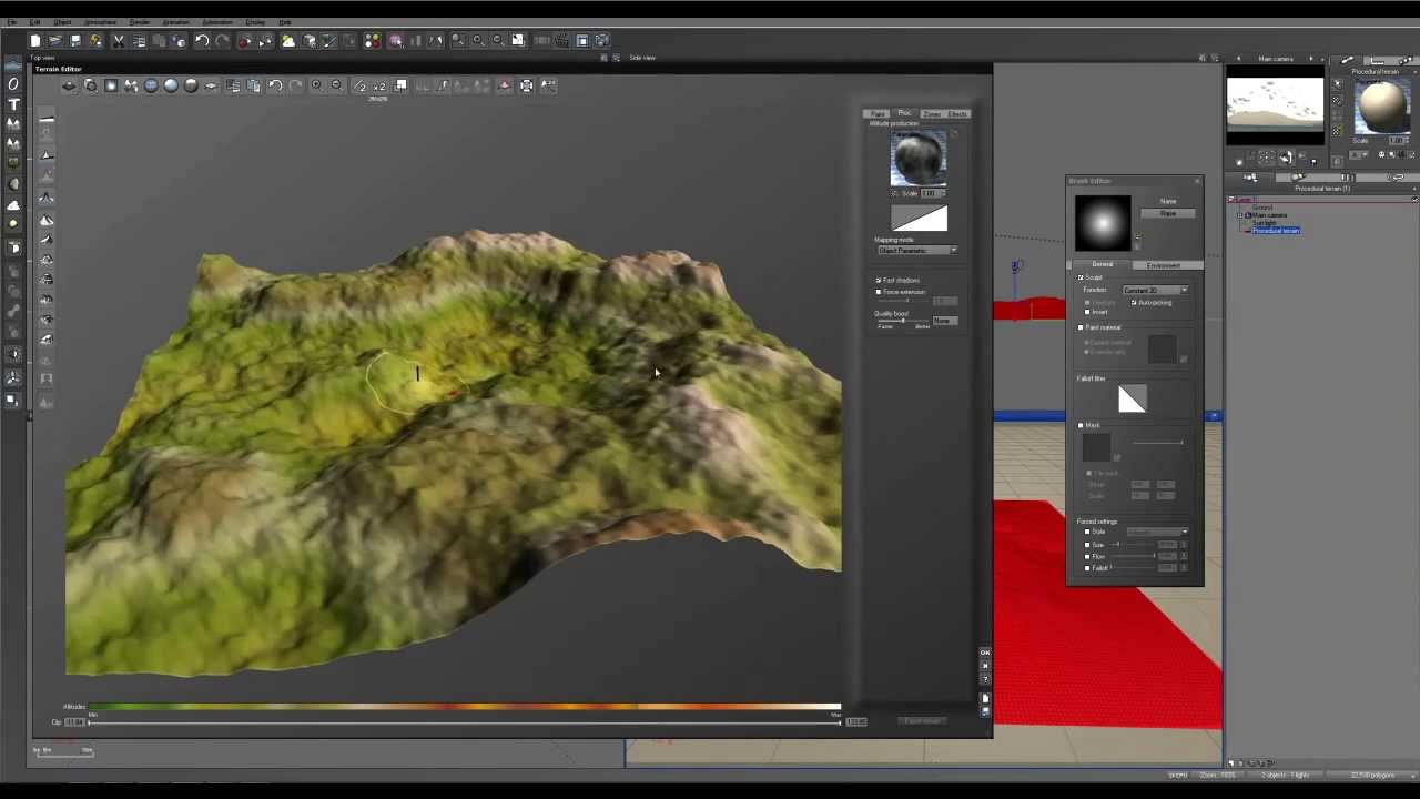 ZBrush tutorial: Combine ZBrush and Vue in a landscape, Part 2 - YouTube