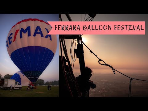 Ferrara Emilia Romagna // Sunrise Hot Air Balloon Ride in Italy