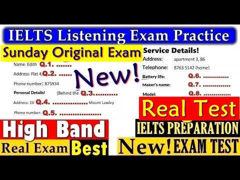 IELTS LISTENING PRACTICE TEST 2025 WITH ANSWERS | 02.11.2025