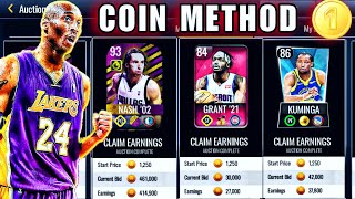 500K Coins A Day! NBA Live Mobile Coin Making Method | Monthly Master Pack Method