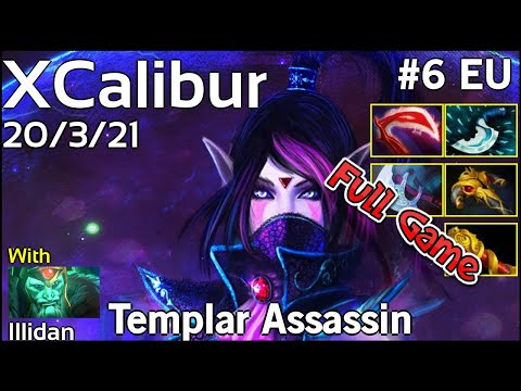XCalibur  Templar Assassin - Dota 2 Full Game 7.19