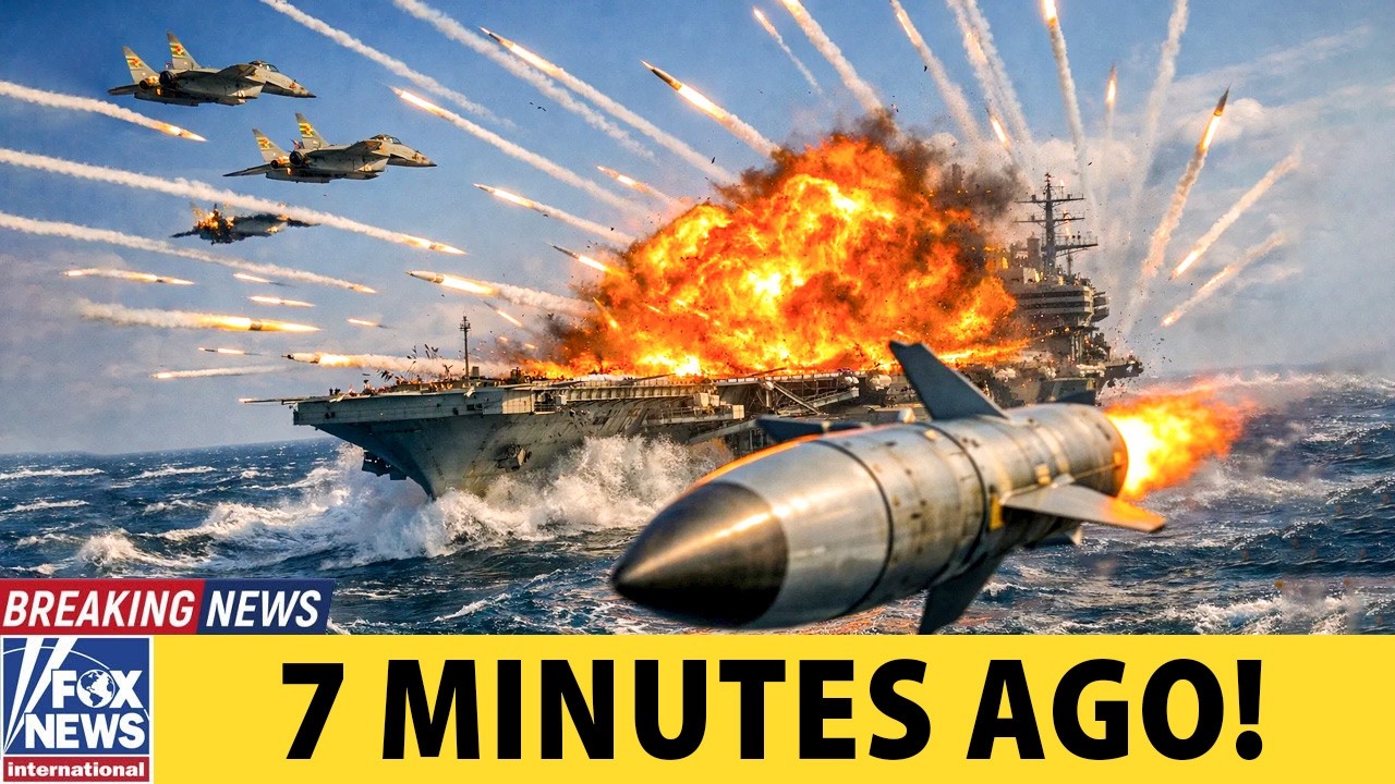 5:17 AM - 5 Iranian Fighters Dove Toward a U.S. Carrier — The Crew's Response Was Unreal