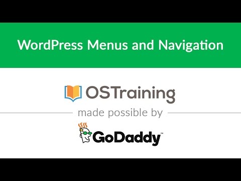 WordPress Beginner Tutorial 28 WordPress Menus and Navigation