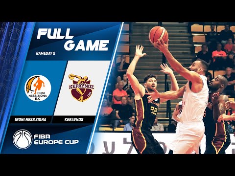 Ironi Ness Ziona v Keravnos - Full Game - FIBA Europe Cup 2019-20