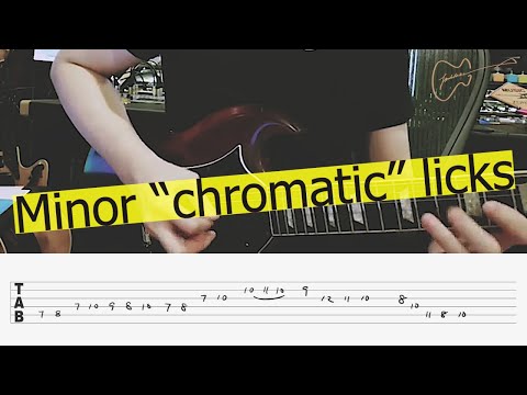 Fusion chromatic outside guitar licks | Kit Tang