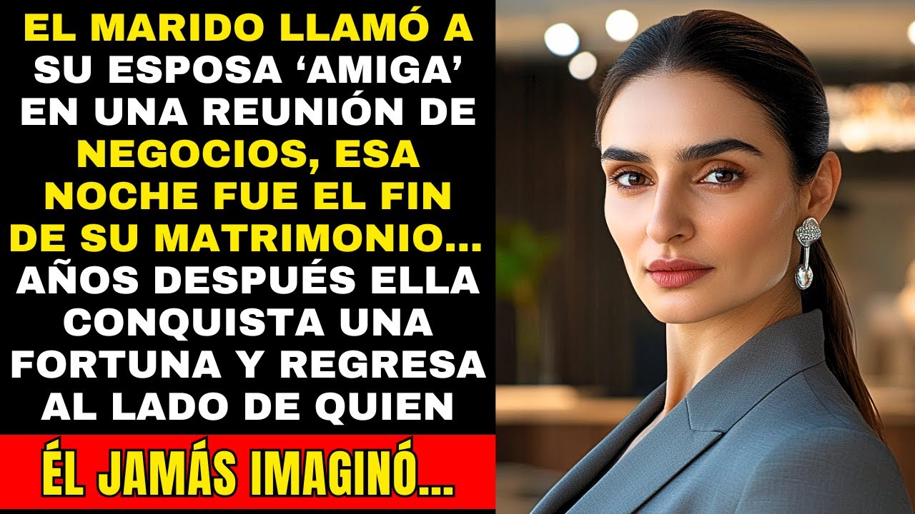 EL MARIDO HUMILLÓ A SU ESPOSA LLAMÁNDOLA SU ‘AMIGA’ EN UNA REUNIÓN DE NEGOCIOS... HISTORIAS DE VIDA