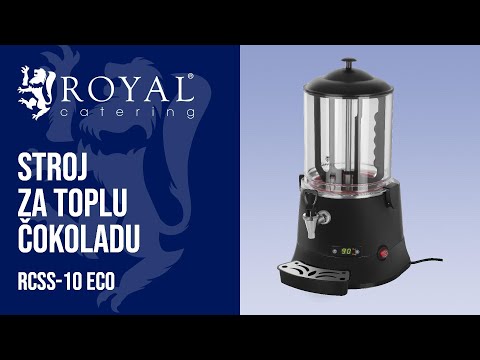 videozapis - Stroj za toplu čokoladu - 10 litara - LED zaslon