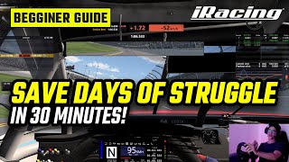 iRacing Beginner Guide - 30 Minutes That Will Save You Days of Struggle | Beginner to Beginner