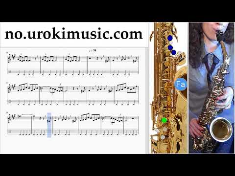 Saksofon Kurs (Tenor) The Pink Panther - Theme Song Trening Studie Del 2 um-i935