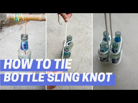 How to tie bottle sling knot