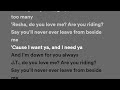Drake In My Feelings Lyrics