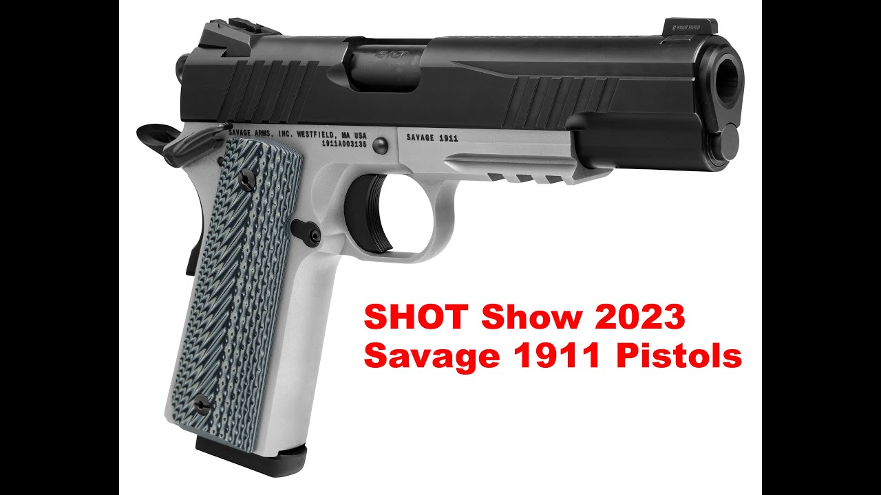 SHOT 2023: Savage Arms Introduces 1911 Government Model Pistols