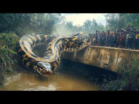 Incredible Giant Snake Caught On Camera! The Biggest Animals In The World!