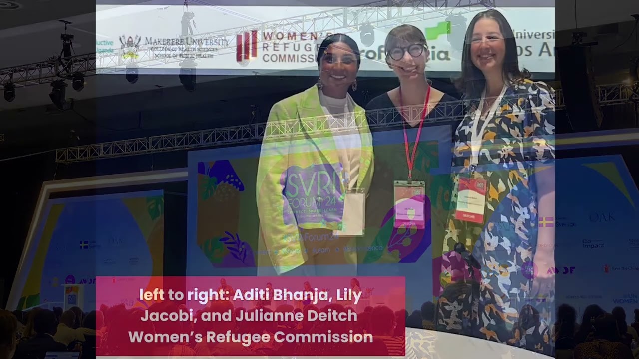Women’s Refugee Commission at the Sexual Violence Research Initiative 2024