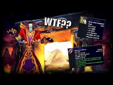 WoW Vanilla And Its Weird Items