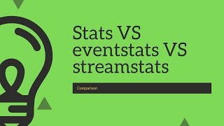Splunk Commands: Differences among stats,eventstats and streamstats