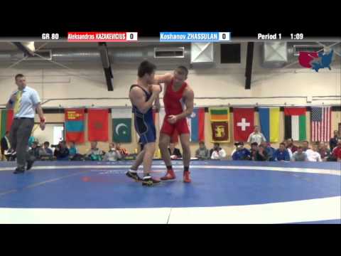 80 KG QF - Aleksandras Kazakevicius (LTU) vs Koshanov Zhassulan (KAZ)