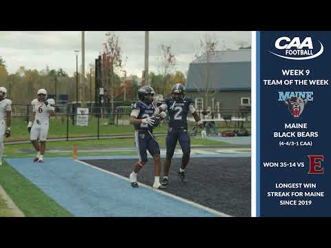 2025 CAA Football Team of the Week: Maine Black Bears