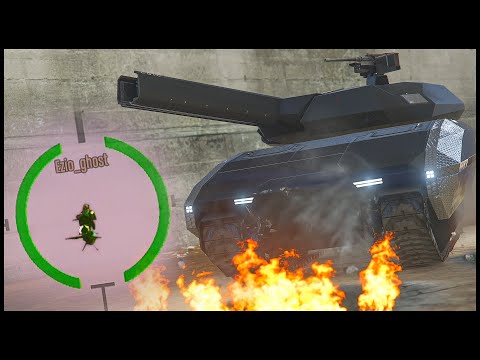 Destroying 2 Angry Wannabe Tryhards With A Khanjali Tank in GTA Online