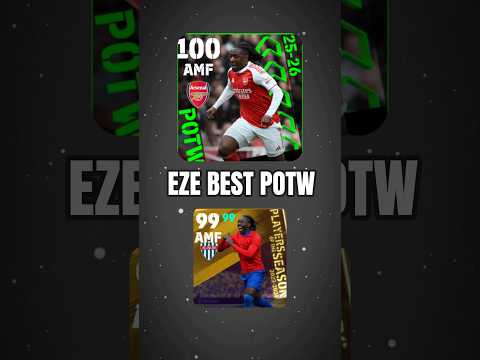 Eze Best 6 POTW Cards in eFootball 2026 Mobile 😱🔥 #efootball #efootball2026 #shorts