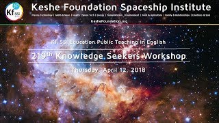 219th Knowledge Seekers Workshop - Apr 12, 2018