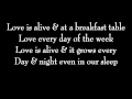 Love is Alive - The Judds (karaoke with lyrics)