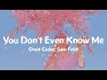 Cheat Codes Sam Feldt You Don T Even Know Me