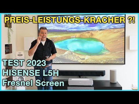 The new Hisense L5H 4K Laser TV and 100-inch Fresnel Screen in the detailed test 2023