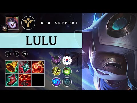 Lulu Support vs Alistar - KR Master Patch 25.22