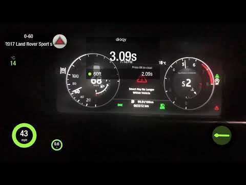 Thumbnail for 2017 Range Rover Sport Supercharged V-8 5.0L 0-60 DRAGY