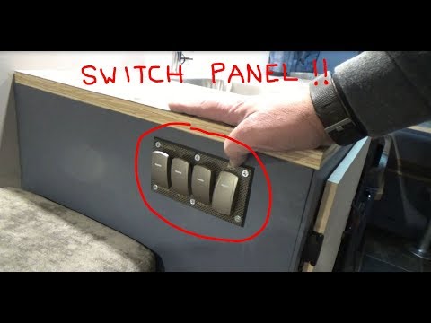 How To Build A DIY Travel Trailer - Part 64 (Toggle Switch-Panel)