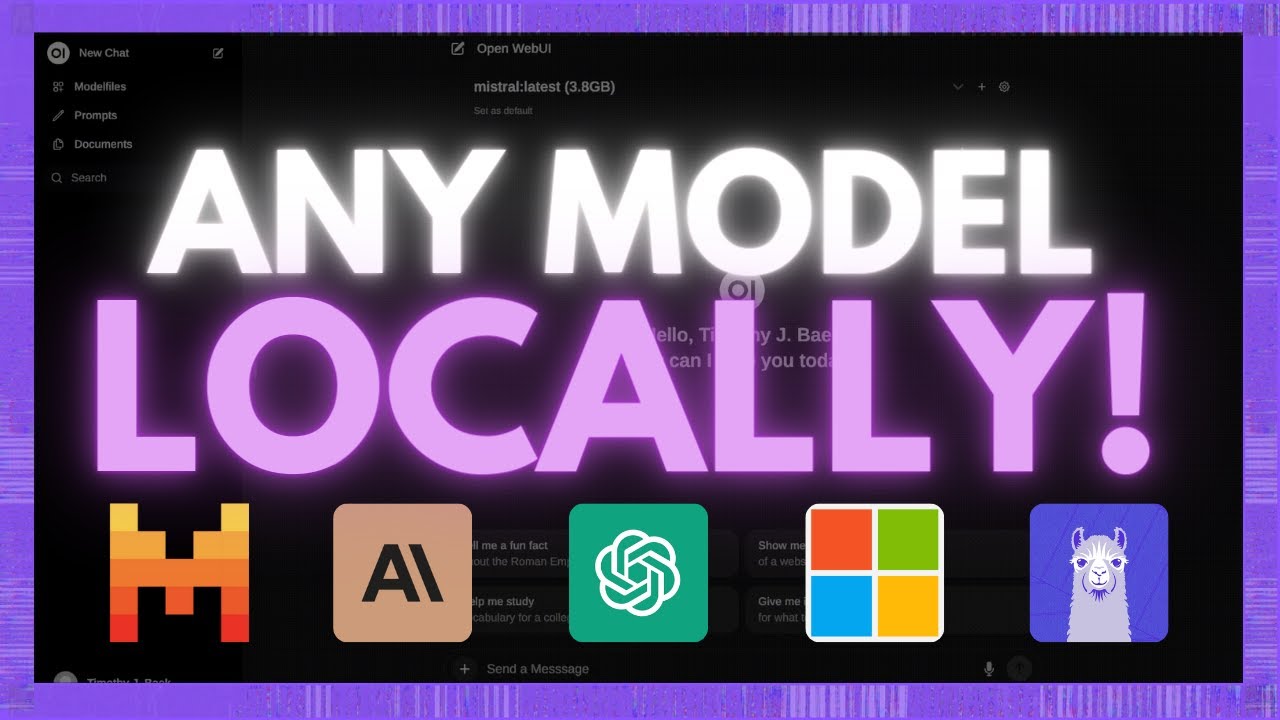 How To Install Any LLM Locally! Open WebUI (Ollama) - SUPER EASY!