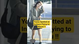 Download lagu YOONA SPOTTED AT INCHEON KOREA FLYING TO MACAU !! #yoona #bonapetit mp3