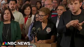 L.A. Mayor Bass extends curfew amid fallout from Sen. Padilla’s DHS clash