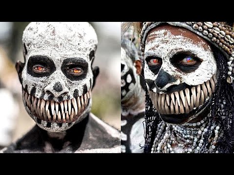 7 TRIBOS ASSUSTADORAS MAIS PERIGOSAS DO MUNDO