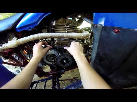 Honda 300 Epi Economy Clutch Install Part 2
