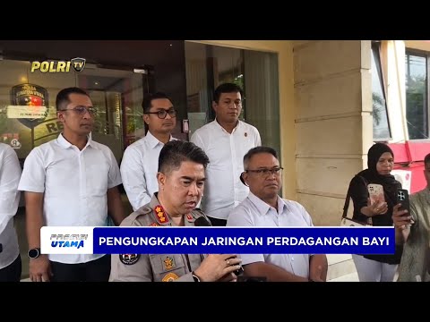 POLDA SUMUT BONGKAR JARINGAN PERDAGANGAN BAYI DAN AMANKAN 8 TERSANGKA