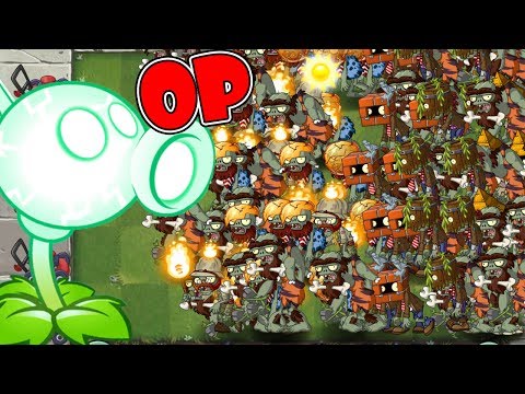 Plants vs Zombies 2 Epic Hack Super OP Electric Peashooter vs ALL NEW Freakin Zombies