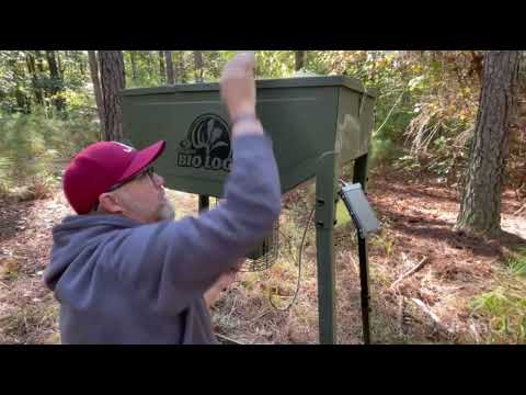 How to install a solar panel on your deer feeder.